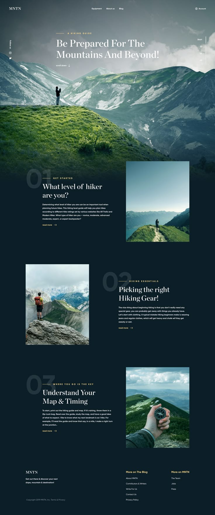 Standard website example